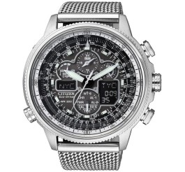 CITIZEN 西铁城 Navihawk A-T 夜空之鹰 JY8030-83E 男士光动能腕表